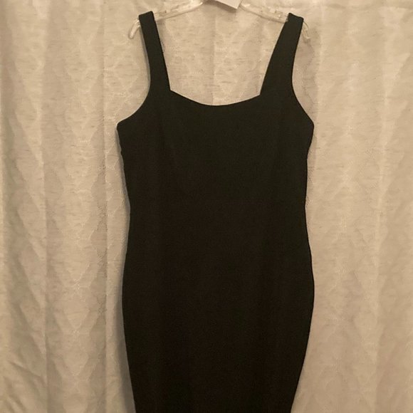 Vintage 2000s Torrid Zipper Back Little Black Dress - Picture 5 of 15